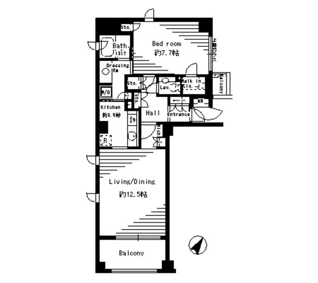 Park Axis Nihonbashi Ningyocho - Floor Plan - ["Parallel", "Slope", "Font"]