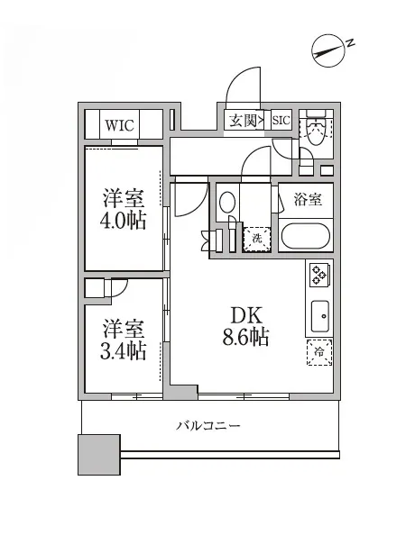 Residia Shin Okachimachi 2 - Floor Plan - ["Product", "Rectangle", "Schematic"]