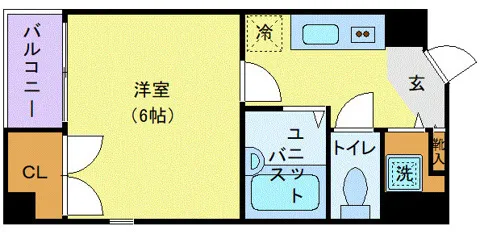 Ville Nihonbashi Hakozaki - Floor Plan - []