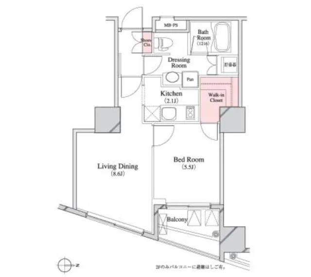 Park Cube Hatchobori - Floor Plan - ["Map", "Schematic", "Rectangle"]