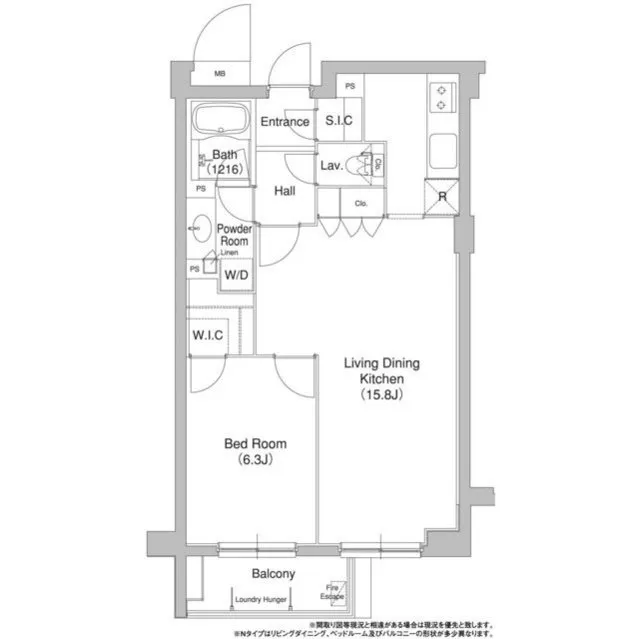 Comforia Harajuku - Floor Plan - ["Schematic", "Rectangle", "Slope"]