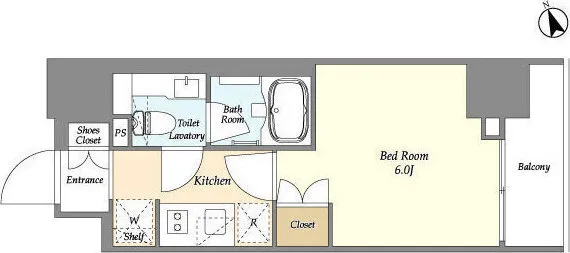 Bella Sweeta Togoshi - Floor Plan - ["Rectangle", "Parallel", "Font"]