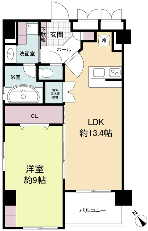 Glen Park Umeda North - Floor Plan - ["Floor", "Apartment", "Tile Flooring"]