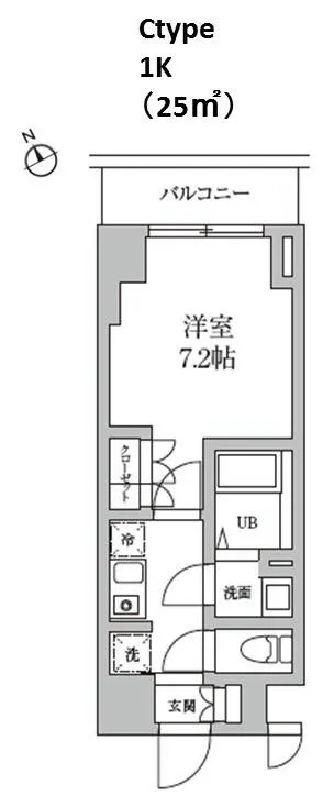 RESIDIA Nihonbashi Bakurocho II - Floor Plan - ["Rectangle", "Parallel", "Schematic"]