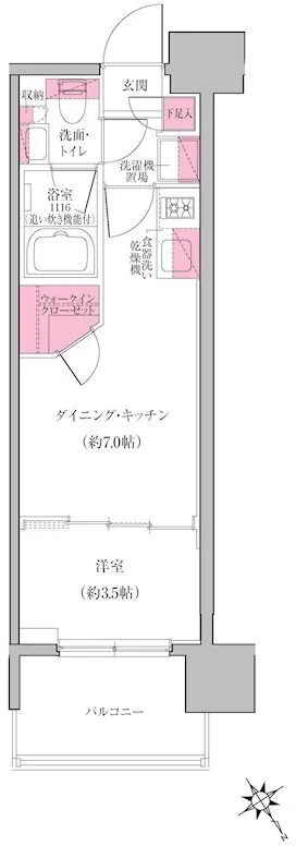 RESIDIA Monzen-Nakacho Place - Floor Plan - []