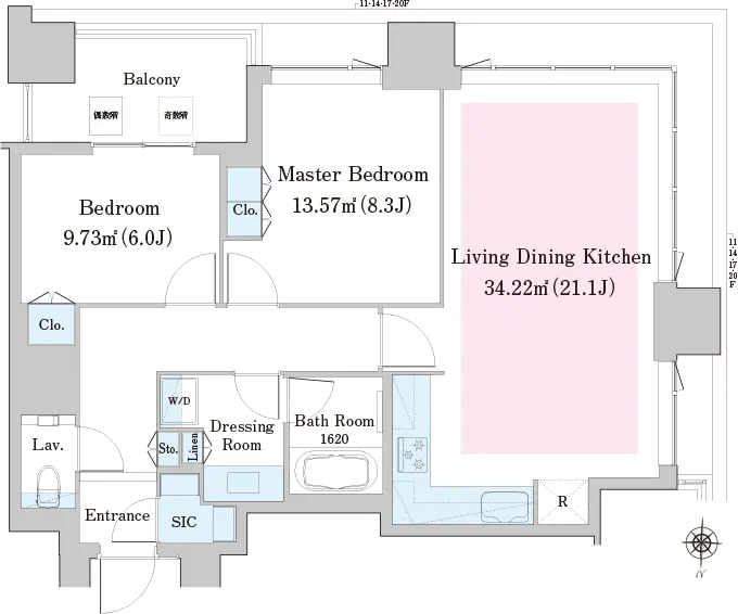 Nakano Station Residence - Floor Plan - ["Diagram", "Floor plan", "Plan"]
