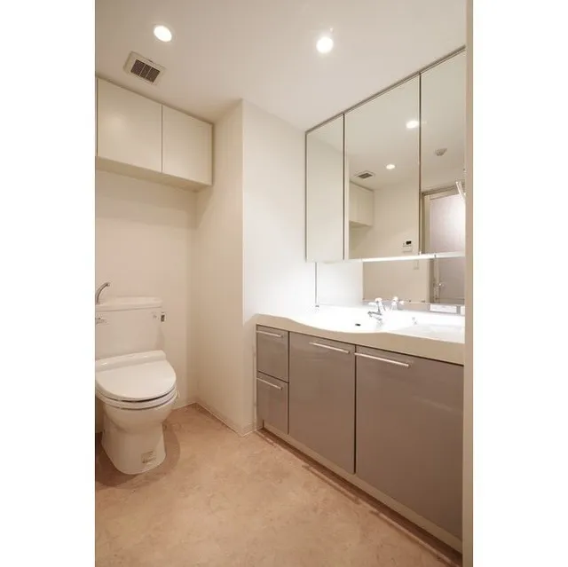 Orchid Residence Kagurazaka - Interior - ["Mirror", "Bathroom cabinet", "Cabinetry"]