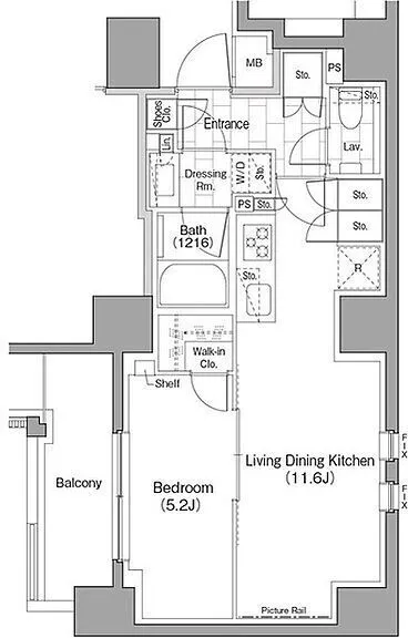 The Park Habio Asakusa Komagata - Floor Plan - ["Diagram", "Floor plan", "Plan"]
