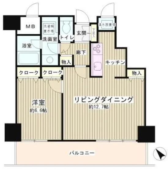 Toray Stage Meguro - Floor Plan - ["Floor", "Flooring", "Wood flooring"]