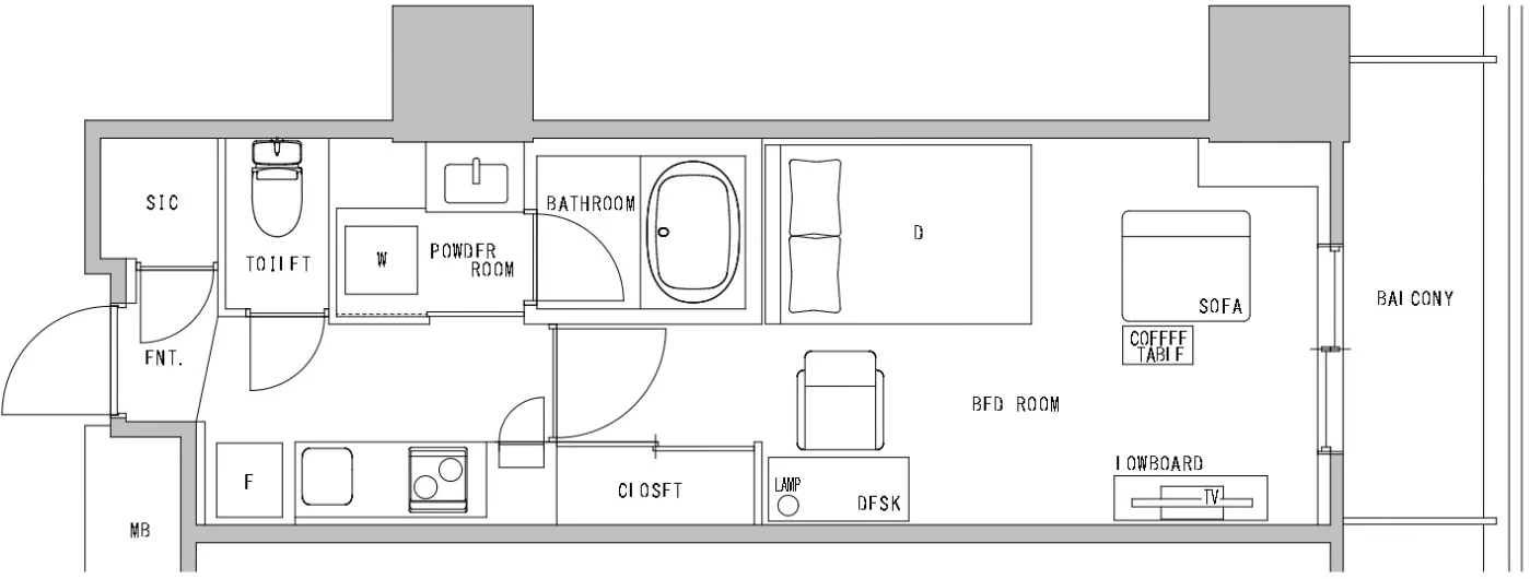 Hmlet Shinjuku Tower - Floor Plan - []