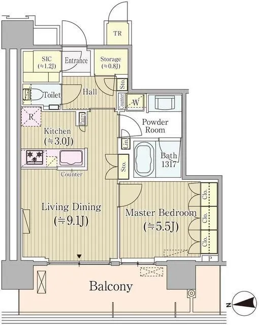 Park City Chuominato The Tower - Floor Plan - ["Rectangle", "Schematic", "Map"]