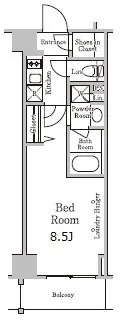RESIDIA Sendagi - Floor Plan - []