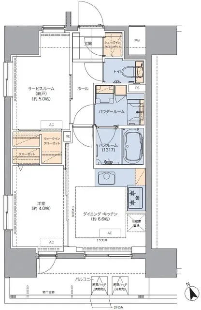 Traditio Monzen Nakacho - Floor Plan - ["Plan", "Diagram", "Floor plan"]