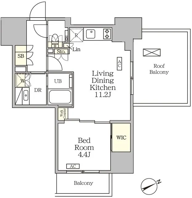 The Park Habio Omori Sanno - Floor Plan - ["Floor plan", "Diagram"]