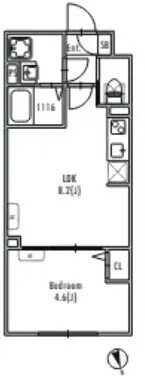 GRANPASEO Nakano IV - Floor Plan - ["Apartment"]