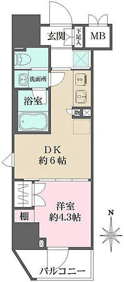 Rufon Prog Former Asakusa Marks - Floor Plan - ["Rectangle", "Line", "Font"]