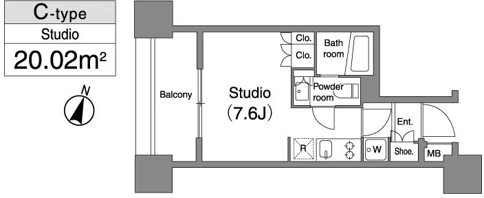 Primal Sasazuka - Floor Plan - ["Diagram", "Floor plan"]