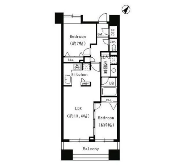 Park Cube Nihombashi Suitengumae - Floor Plan - ["Floor plan", "Text", "Plan"]