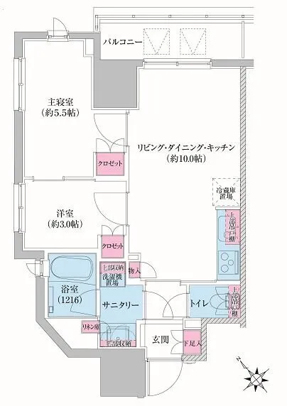 RESIDIA Ogikubo III - Floor Plan - ["Rectangle", "Font", "Parallel"]