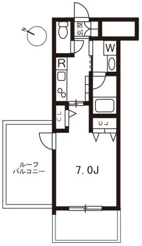 Garden Meguro - Floor Plan - ["Plumbing fixture"]