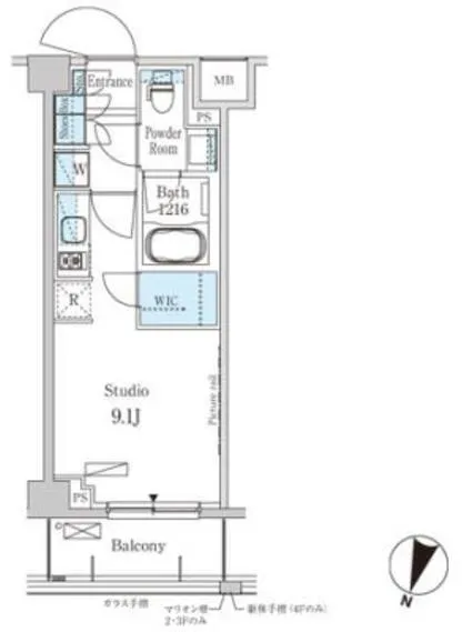 Park Axis Magome Residence - Floor Plan - []