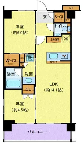 Genovia Akabane - Floor Plan - []