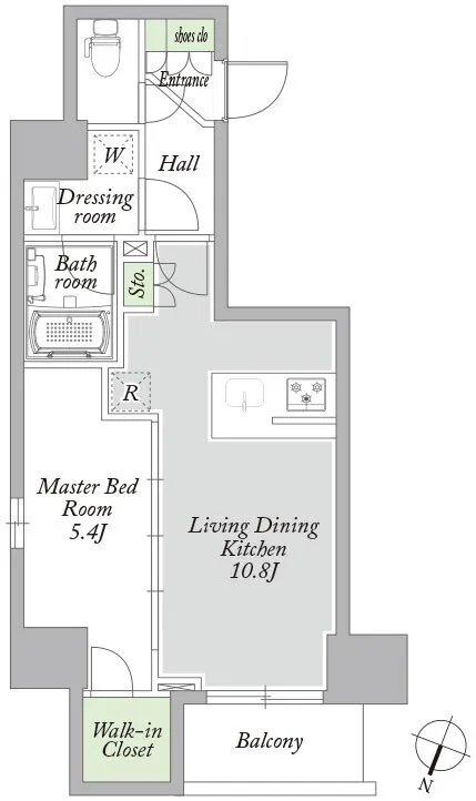 Urban Park Nishi Sugamo WEST - Floor Plan - ["Rectangle", "Font", "Schematic"]