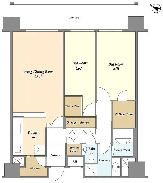 BPR Residence Mita Isaragozaka - Floor Plan - ["Diagram", "Floor plan", "Plan"]