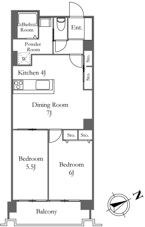 Roppongi View Tower - Floor Plan - []