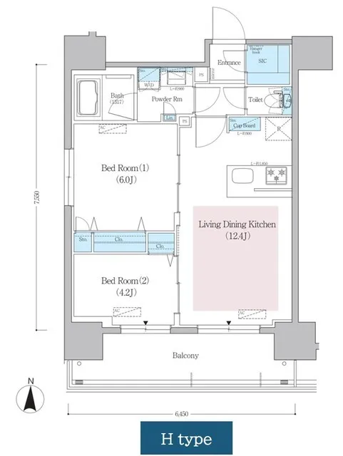 Urbanex Kuramae Residence - Floor Plan - ["Product", "Rectangle", "Font"]