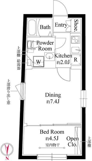 Crescer Nishikoyama - Floor Plan - ["White", "Diagram", "Technical drawing"]