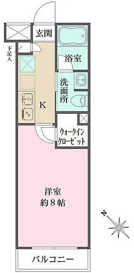 Belferique Nishikoyama - Floor Plan - ["Apartment", "Tile Flooring", "Geraniums"]