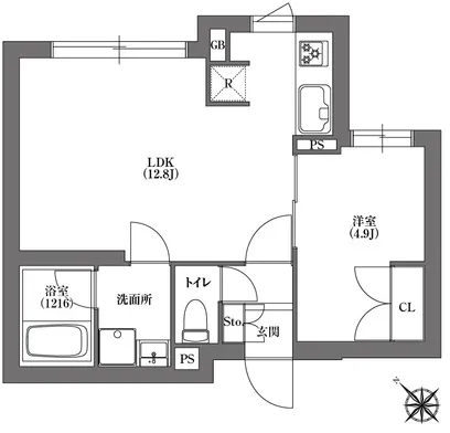 CARITAS Fudomae - Floor Plan - ["Diagram", "Plan", "Floor plan"]