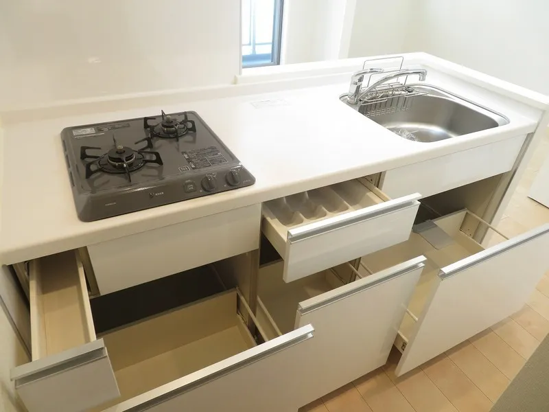 The Park Cross Monzen-Nakacho - Interior - ["Kitchen", "Kitchen Sink", "Kitchen Appliance"]