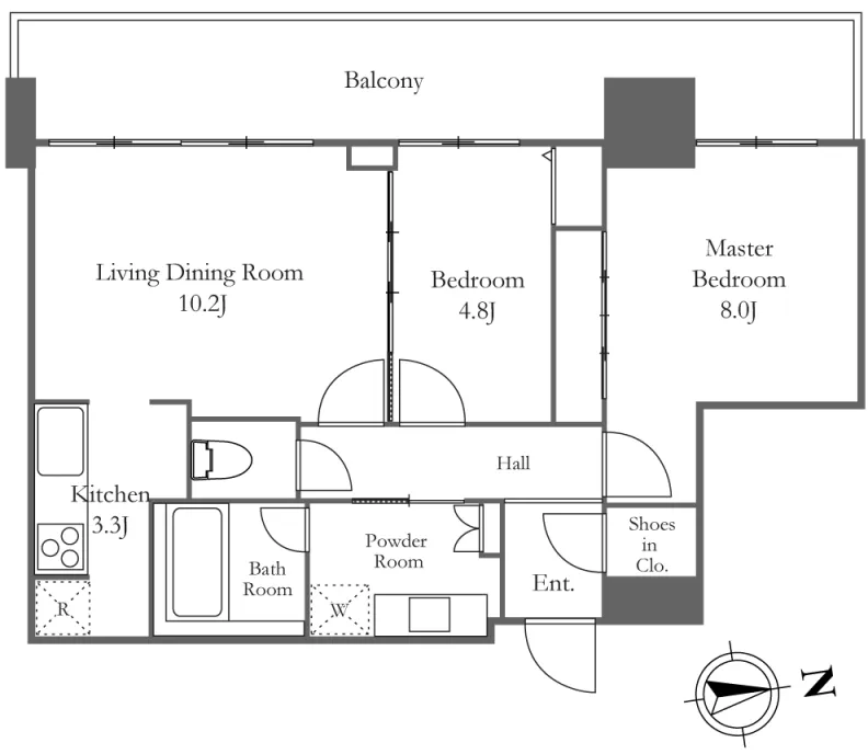 Lieto Court Arc Tower - Floor Plan - ["White", "Diagram", "Plan"]
