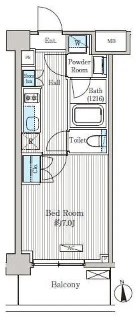 Oase Shinagawa Residence - Floor Plan - ["Floor plan", "Text", "Plan"]