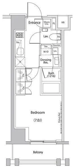 The Park Habio Bunkyo Edogawabashi - Floor Plan - ["Plan", "Diagram"]