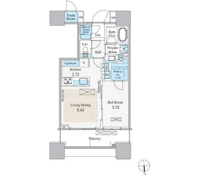 Park City Osaki The Tower - Floor Plan - ["Map", "Schematic", "Rectangle"]