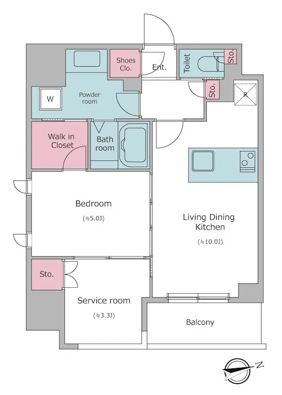 Residia Omori II - Floor Plan - ["Product", "Rectangle", "Font"]