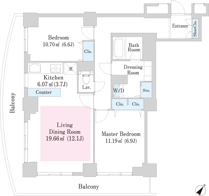 Platine Tamachi - Floor Plan - ["Diagram", "Floor plan", "Plan"]