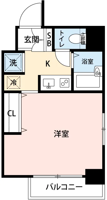 Mynavi STAY Miraie Asakusa Kuramae - Floor Plan - []