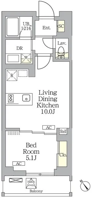 Grand Park Sendagaya Residence - Floor Plan - []