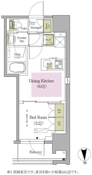 Urbanex Waseda Terrace - Floor Plan - []