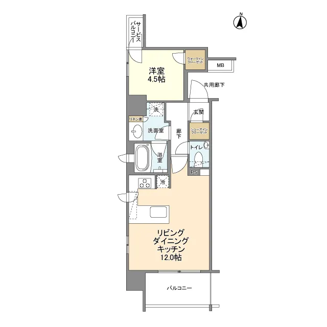 JP Noie Asagaya - Floor Plan - ["Rectangle", "Font", "Parallel"]