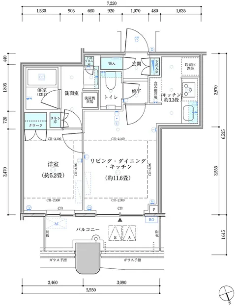 Park Tower Kachidoki South Building - Floor Plan - ["White", "Plan", "Diagram"]