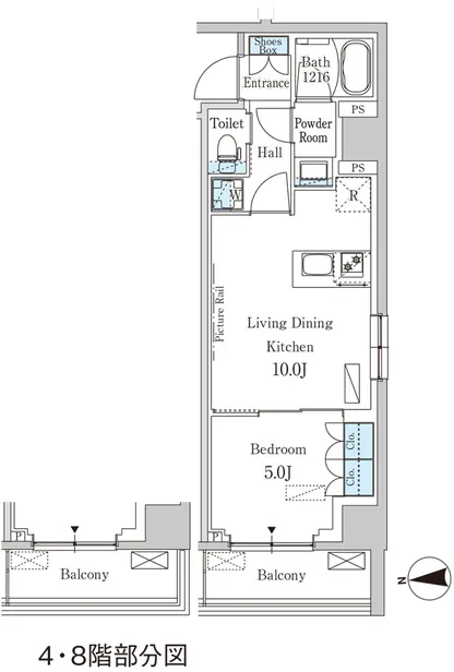 Park Axis Shinjuku Nishiochiai - Floor Plan - ["Diagram", "Plan"]