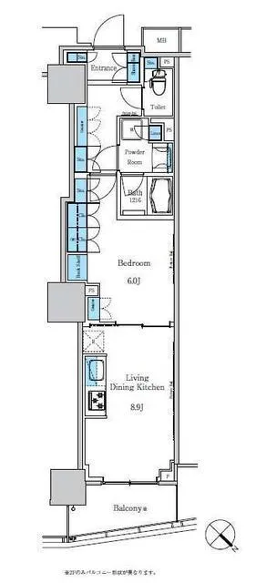 Park Axis Takinogawa La Breeze - Floor Plan - ["Floor plan", "Plan", "Diagram"]