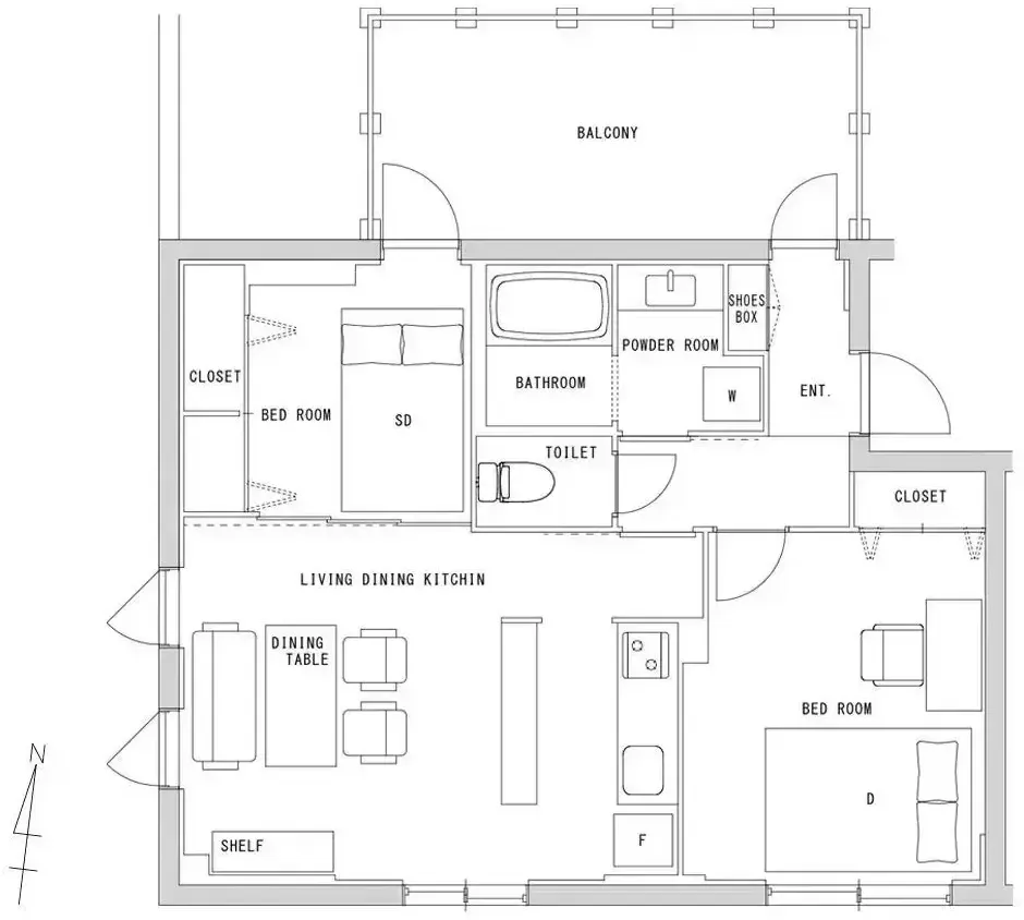 Hmlet Shinjuku Wakamatsucho - Floor Plan - []
