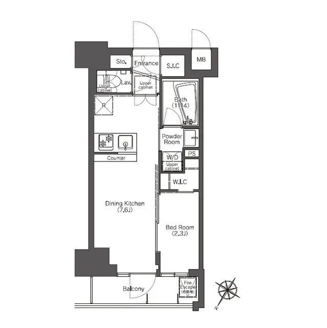 Comforia Takinogawa - Floor Plan - ["Rectangle", "Schematic", "Font"]