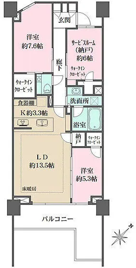 Garden Hills Yotsuya Guest Forest - Floor Plan - ["Rectangle", "Schematic", "Line"]